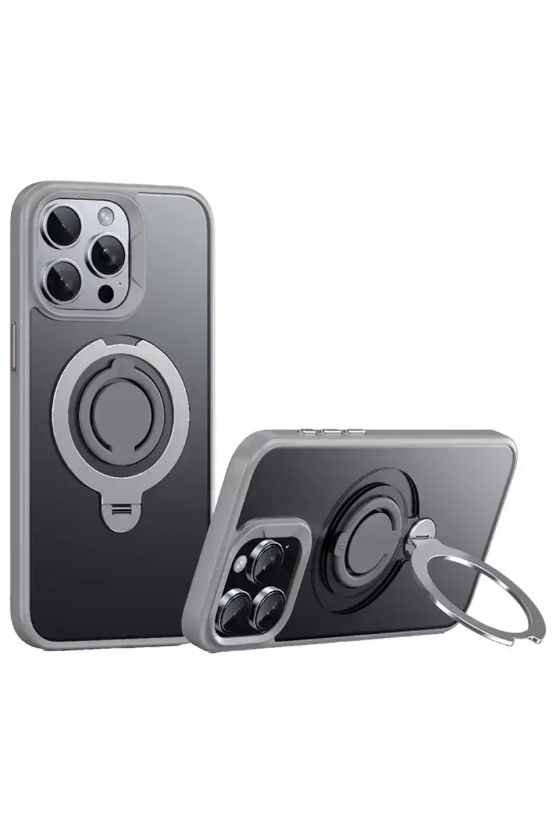 Joko İphone 15 Pro Max Avatar 360 Dönen Magsafe Kapak - Titan Gri
