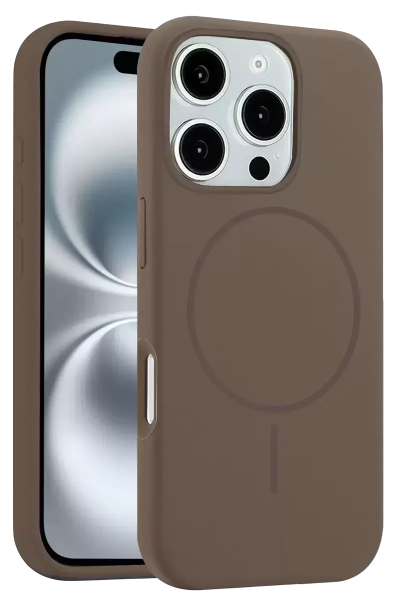 Joko İphone 16 Pro Kılıf Jully Magsafe Kapak - Kahverengi