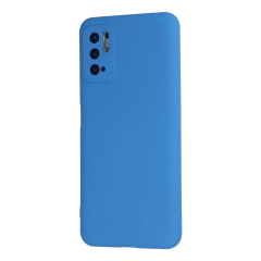 Xiaomi Redmi Note 10 5g Kılıf Nano İçi Kadife Silikon - Mavi