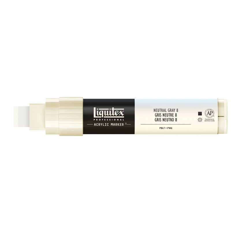 Akrilik Kalem - 15mm - Neutral Gray 8