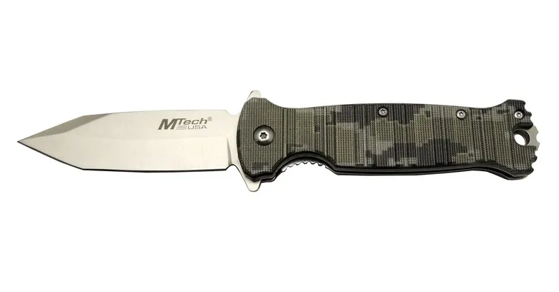 Mtech Nano 4-8-2 Gri Kamp Çakı 21,5cm - Manuel, Kemerlikli