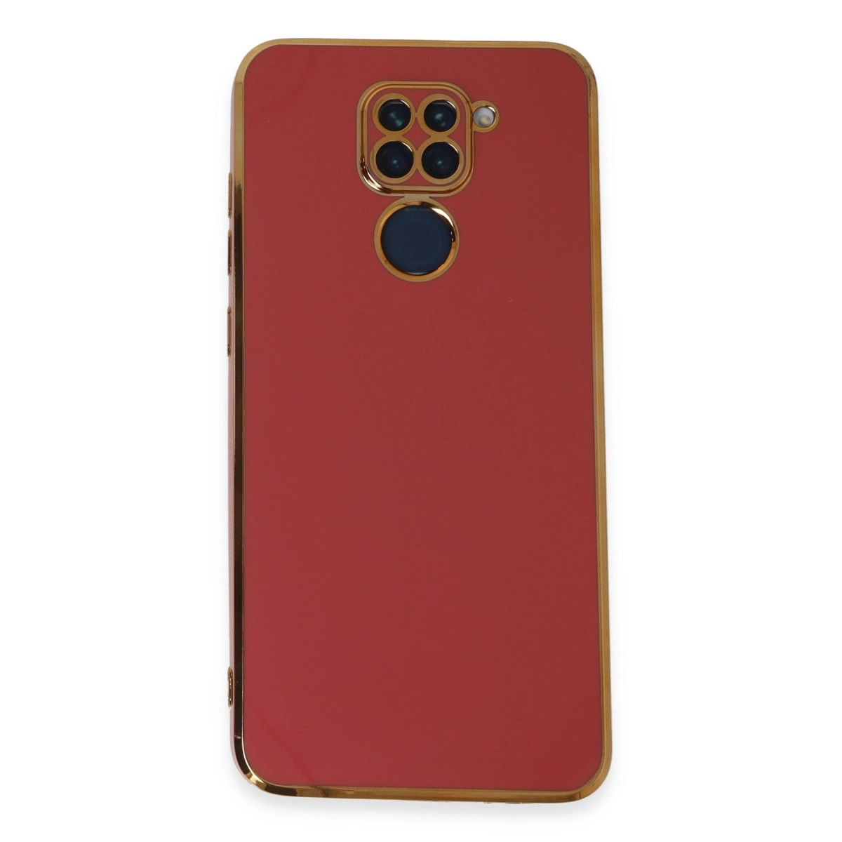 Xiaomi Redmi Note 9 Kılıf Volet Silikon - Kırmızı