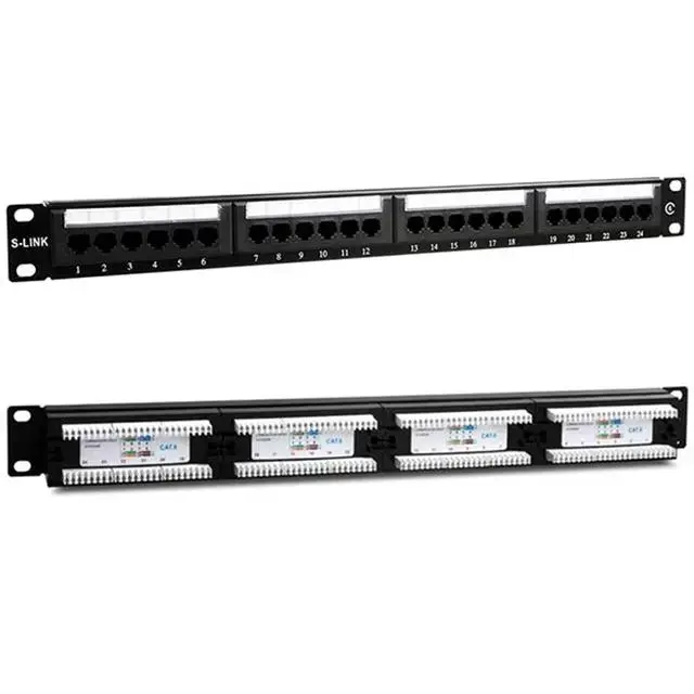 S-link Sl-f624 24’lü Ftp Cat6 Patch Panel