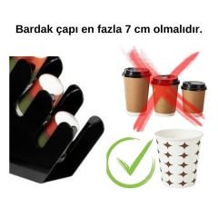 Karton Bardak Organizeri (Küçük Bardaklara Uygun)