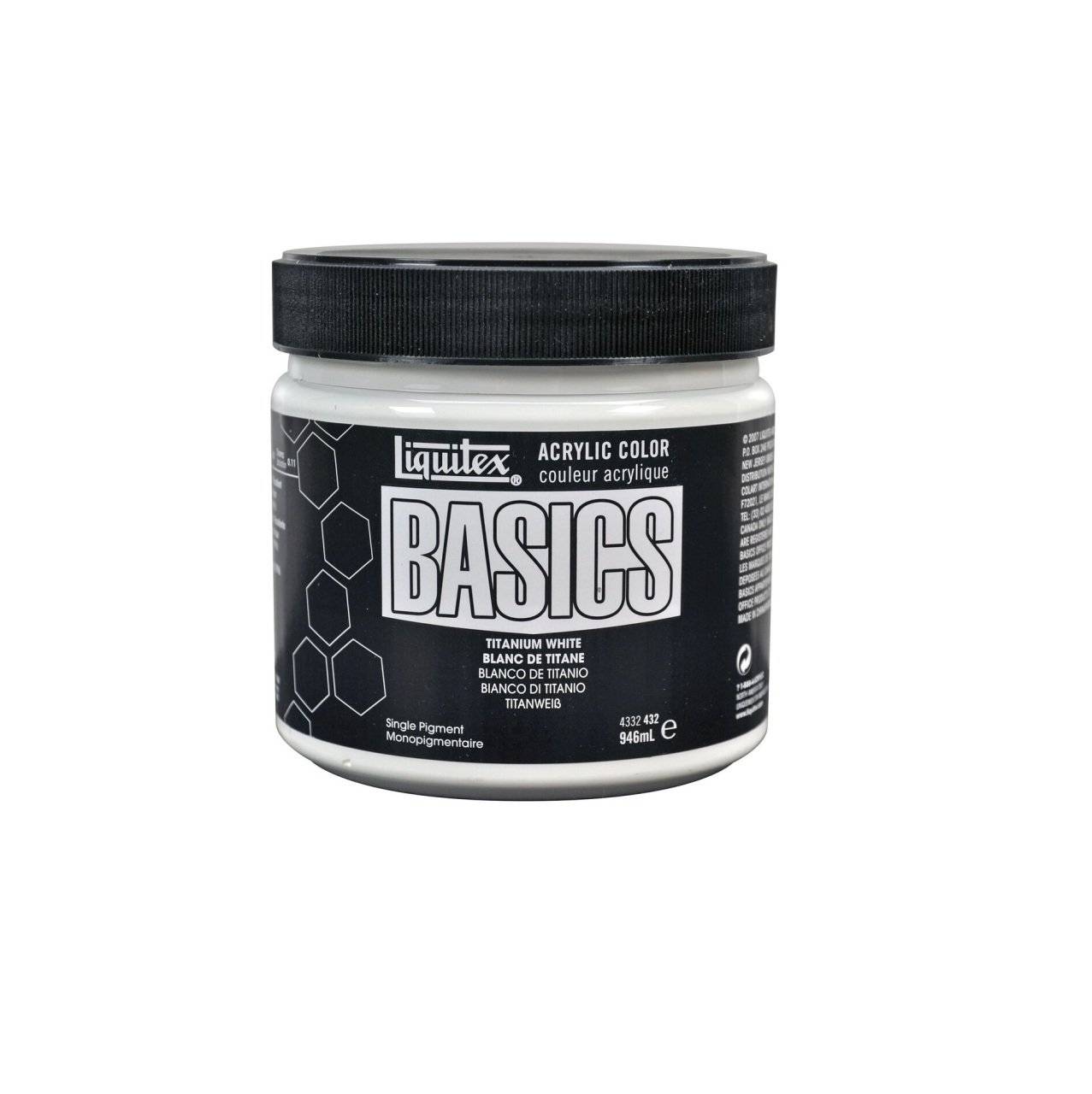 Basic Akrilik Boya 946ml Titanium White