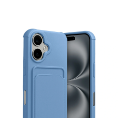 İphone 17 Kelvin Kartvizitli Silikon - Mavi