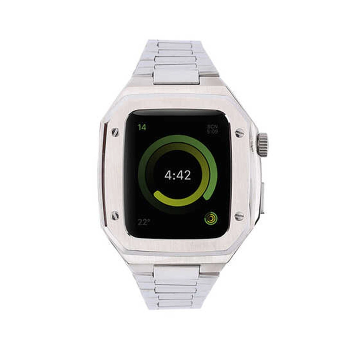 Watch 45mm Metal Petek Kasalı Kordon - Gümüş