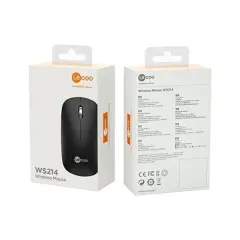 Lenovo Lecoo Ws214 2.4ghz Kablosuz 1200dpı Siyah Optik Mouse