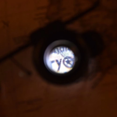 Gözlük Model 20x16mm Optik Lens Led Işık Monoküler Büyüteç