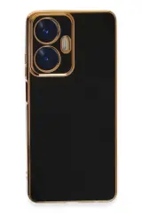 Newface Realme C55 Kılıf Volet Silikon - Siyah