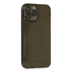 İphone 13 Pro Max Kılıf Fly Lens Silikon - Siyah