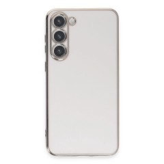 Samsung Galaxy S23 Kılıf Volet Silikon - Beyaz