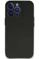 Newface İphone 14 Pro Kılıf First Silikon - Siyah