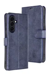 Newface Samsung Galaxy A56 Kılıf Trend S Plus Kapaklı Kılıf - Lacivert