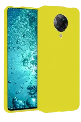 Newface Xiaomi Redmi K30 Pro Kılıf Nano İçi Kadife Silikon - Sarı