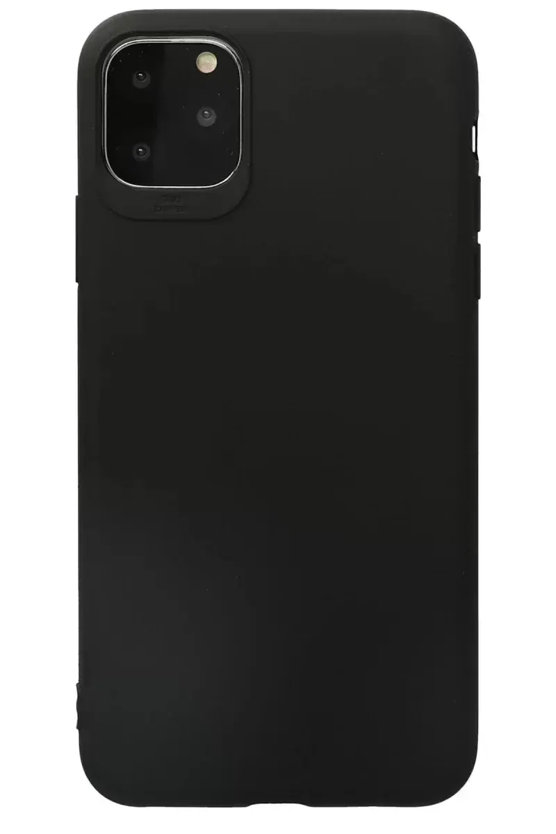 Newface İphone 11 Pro Max Kılıf First Silikon - Siyah