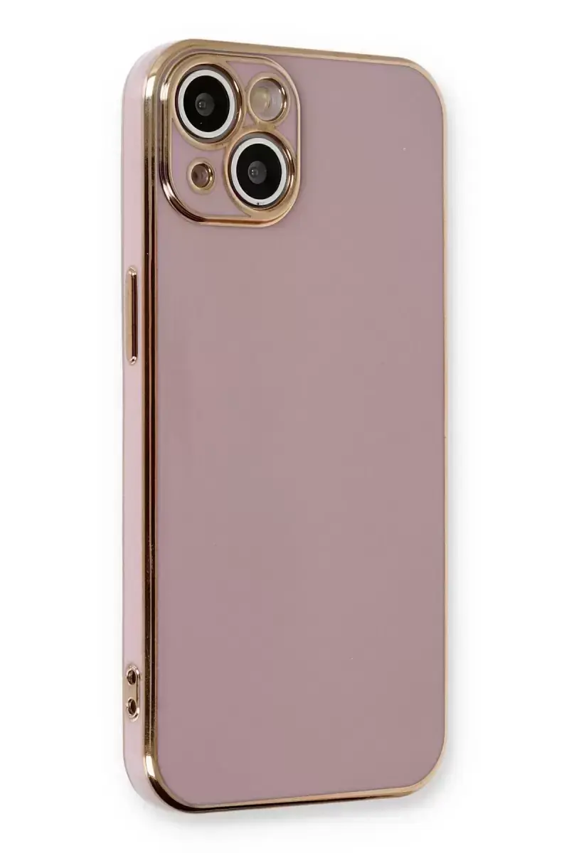 Newface İphone 13 Kılıf Volet Silikon - Mor