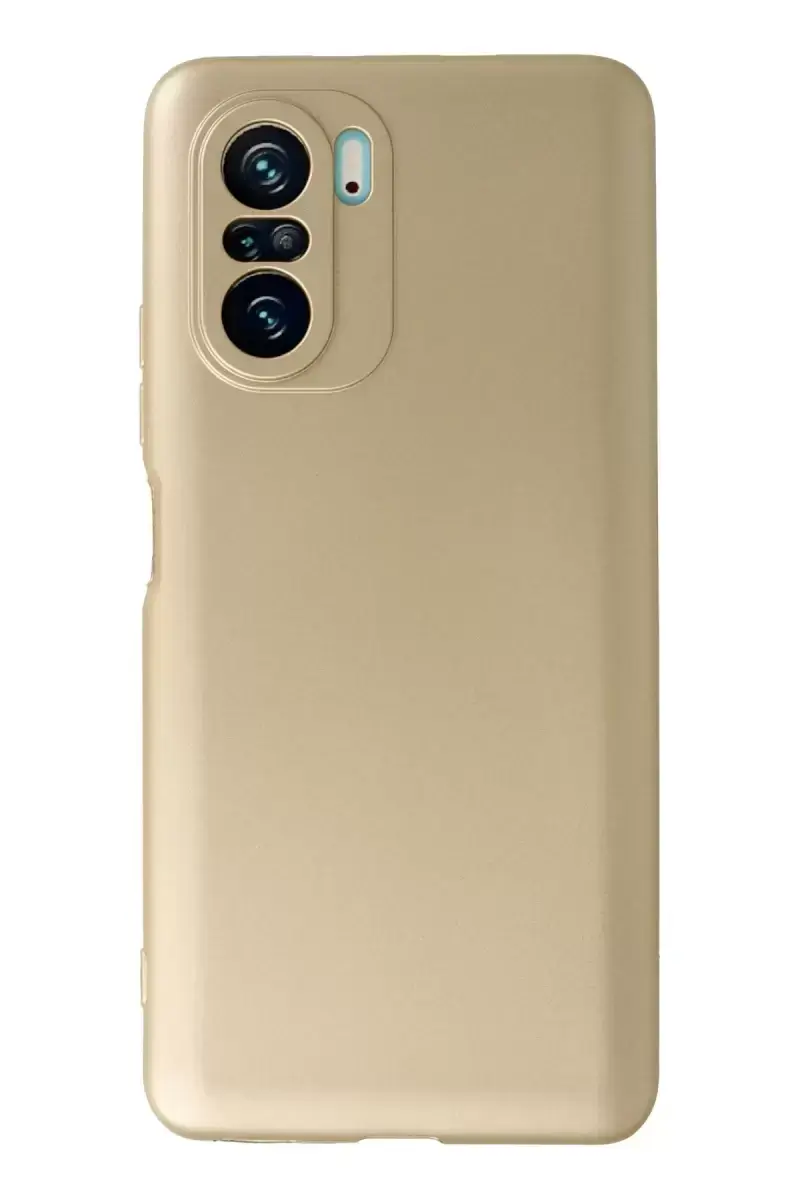 Newface Xiaomi Poco F3 Kılıf First Silikon - Gold