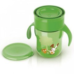 Philips Avent Truman Desenli Magic Alıştırma Bardağı 260 Ml - Yeşil