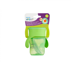 Philips Avent Truman Desenli Magic Alıştırma Bardağı 260 Ml - Yeşil