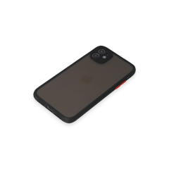 İphone 11 Kılıf Montreal Silikon Kapak - Siyah
