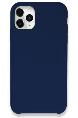 Newface İphone 11 Pro Max Kılıf Lansman Legant Silikon - Lacivert