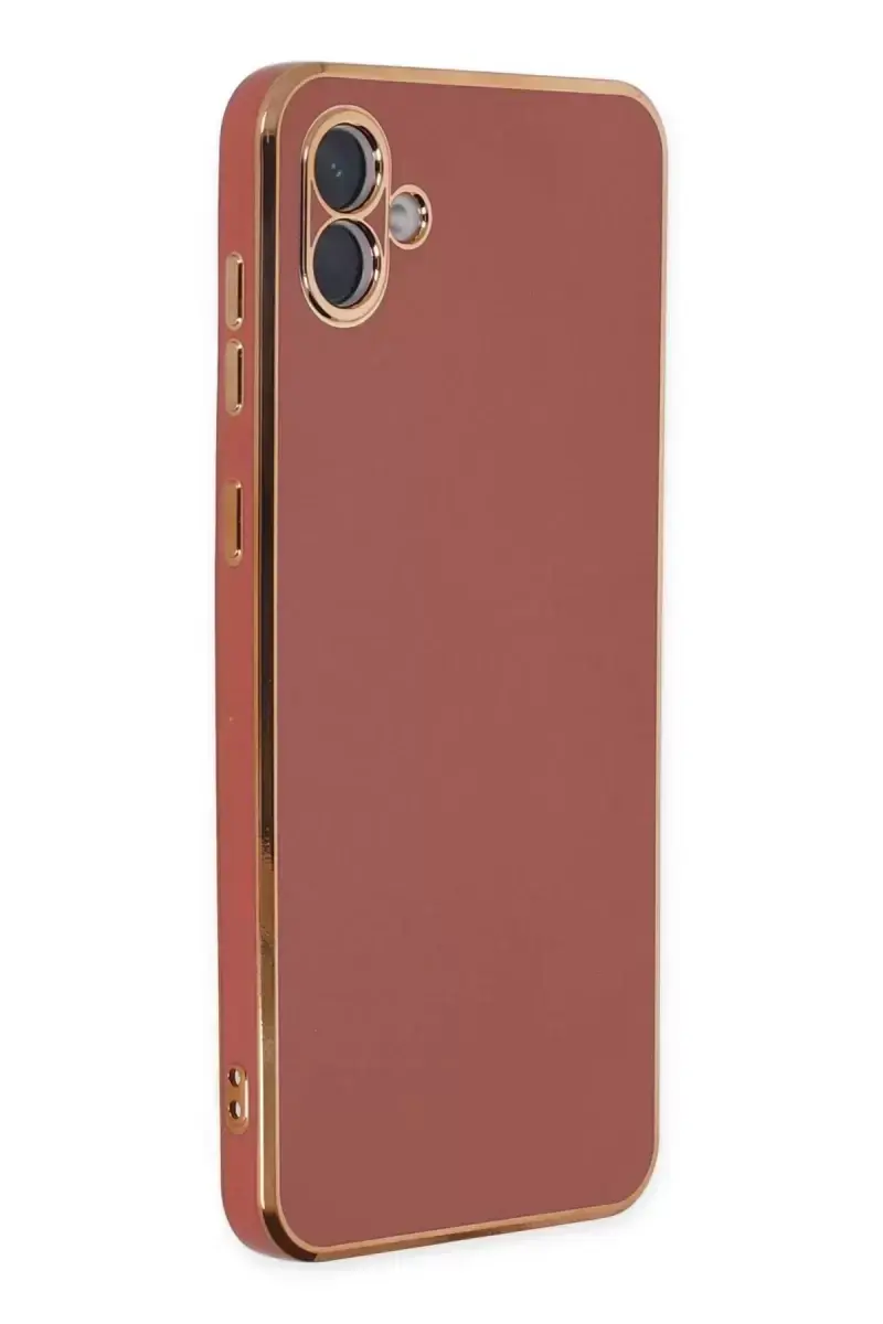 Newface Samsung Galaxy A04 Kılıf Volet Silikon - Kırmızı