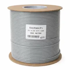 Botech 300 Metre 2+1 0.50mm Cca Koaksiyel Cctv Kamera Kablosu