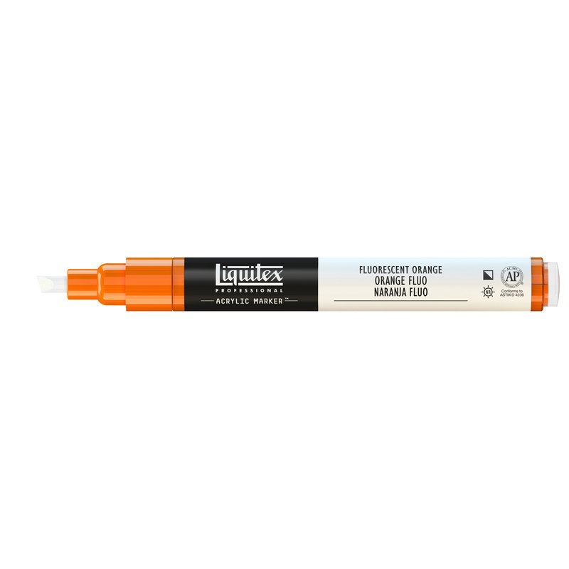 Akrilik Kalem - 2-4mm - Fluorescent Orange