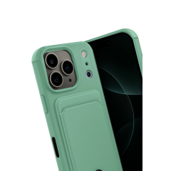 İphone 17 Pro Kelvin Kartvizitli Silikon - Açık Yeşil