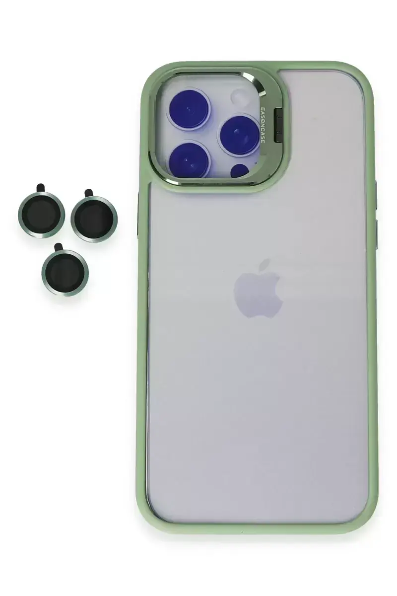 Joko İphone 14 Pro Kılıf Roblox Lens Standlı Kapak - Yeşil
