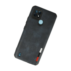 Realme C21 Kılıf Loop Deri Silikon - Lacivert