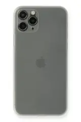 Newface Apple İphone 11 Pro Max Kılıf Pp Ultra İnce Kapak - Beyaz
