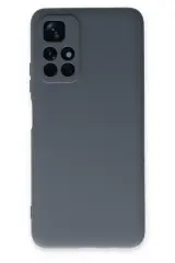 Newface Xiaomi Redmi Note 11t Kılıf Nano İçi Kadife Silikon - Gri