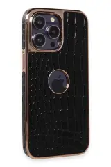 Newface İphone 14 Pro Kılıf Snake Kapak - Siyah