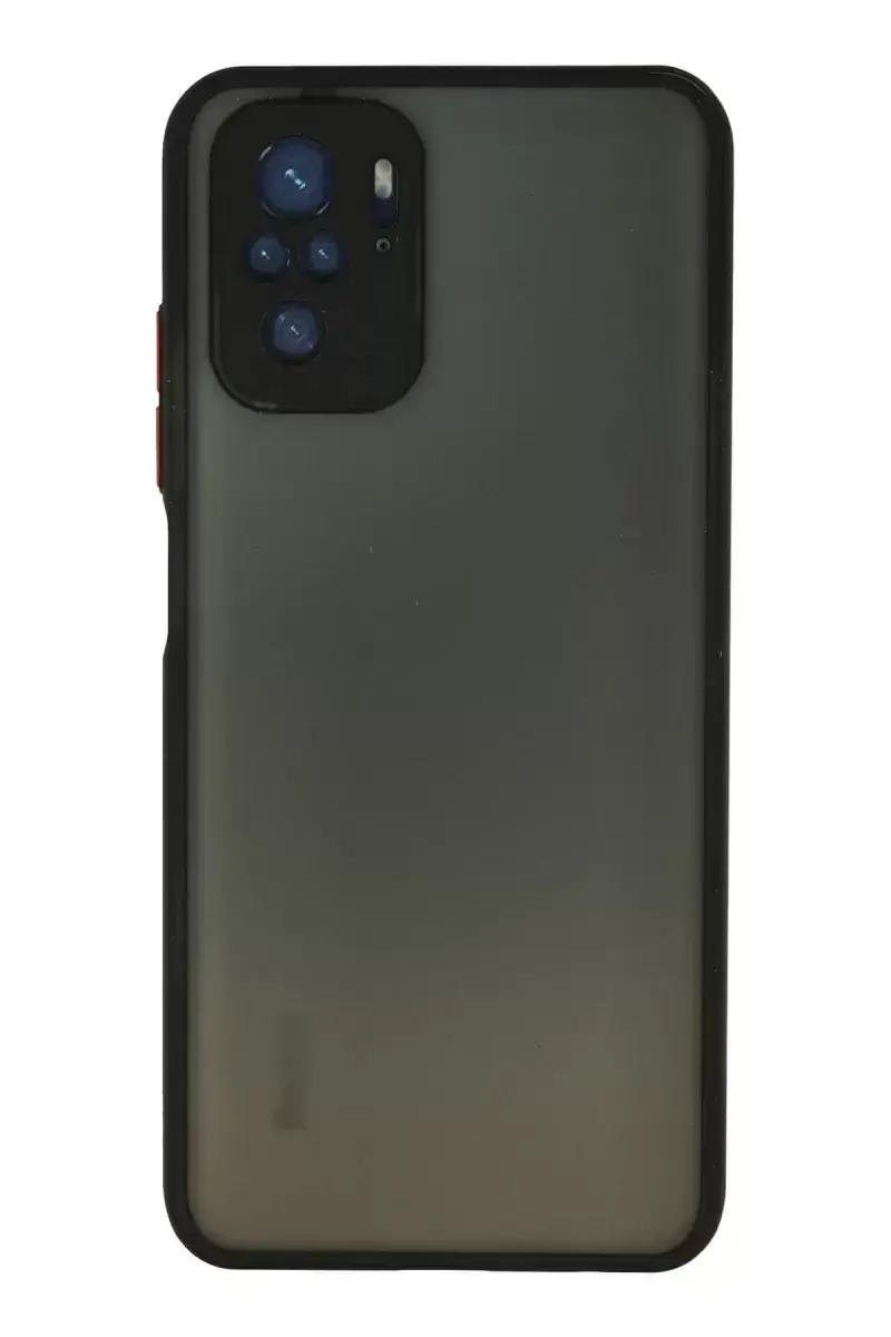 Newface Xiaomi Redmi Note 10 Kılıf Montreal Silikon Kapak - Siyah
