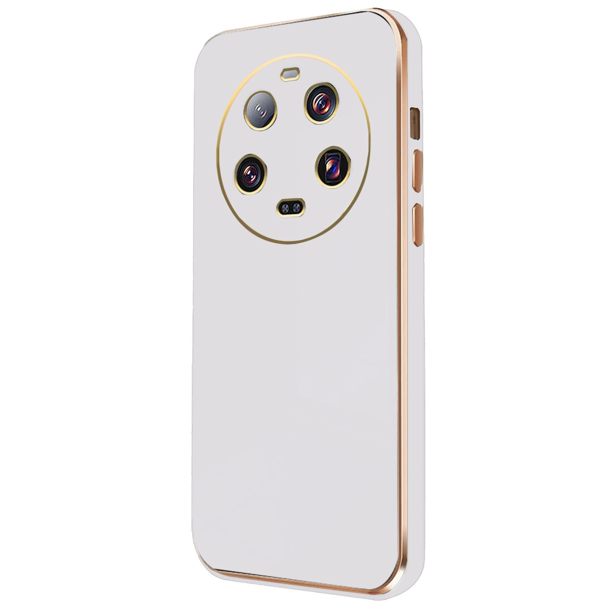 Xiaomi Mi 14 Ultra Kılıf Volet Silikon - Beyaz