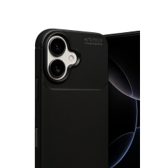 İphone 17 Auto Focus Karbon Kapak - Siyah