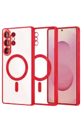 Newface Samsung Galaxy S26 Ultra Kross Magneticsafe Kapak - Kırmızı