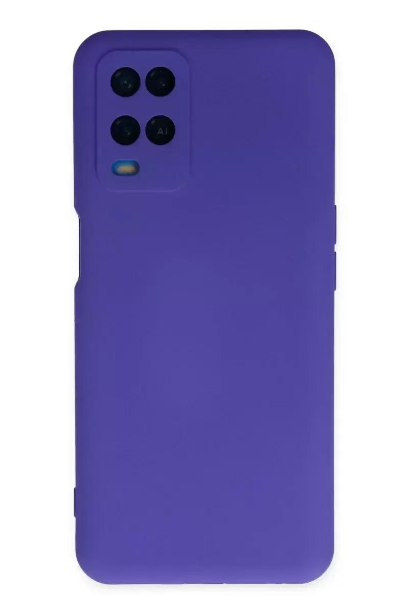 Newface Oppo A54 4g Kılıf Nano İçi Kadife Silikon - Mor