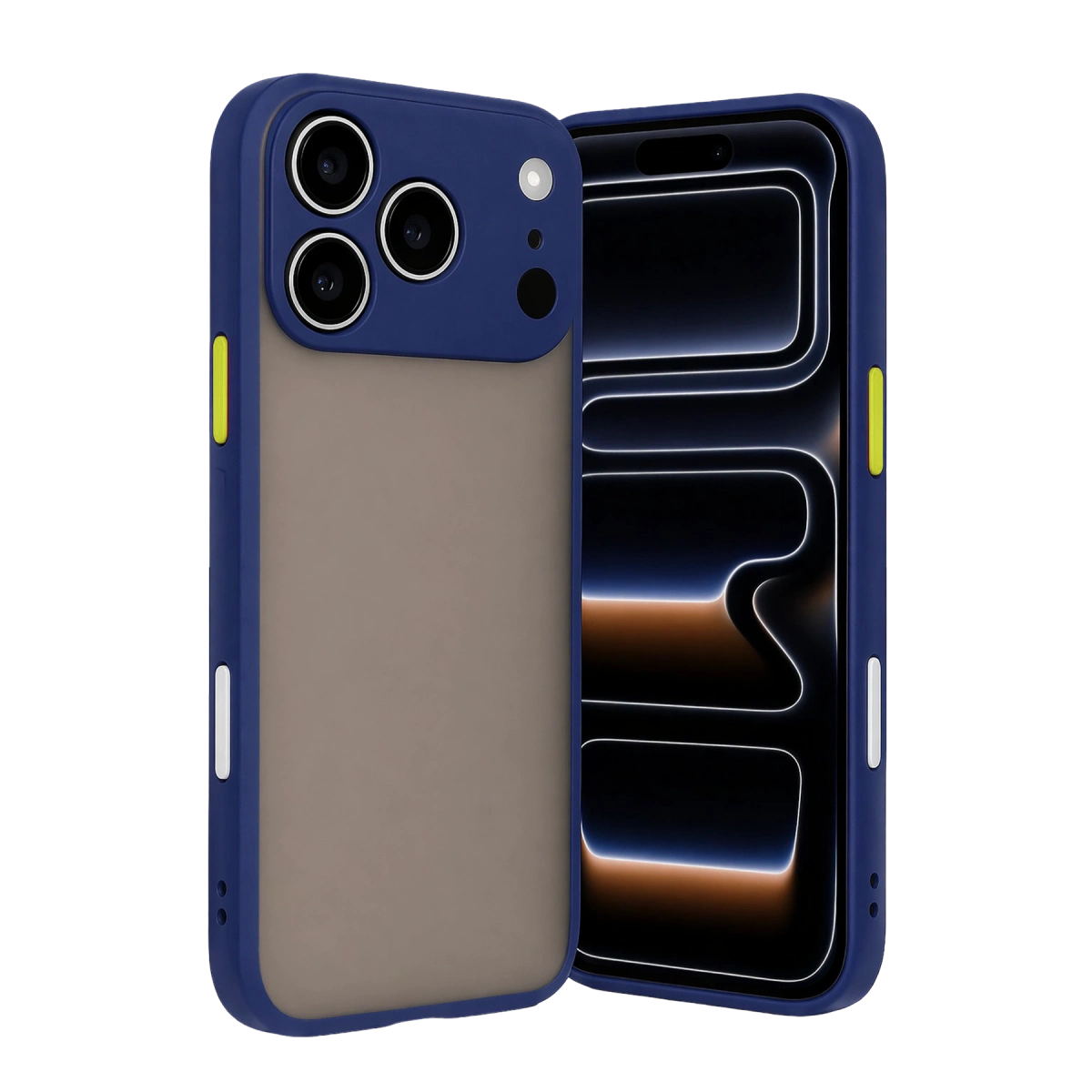 İphone 17 Pro Max Kılıf Montreal Silikon Kapak - Lacivert