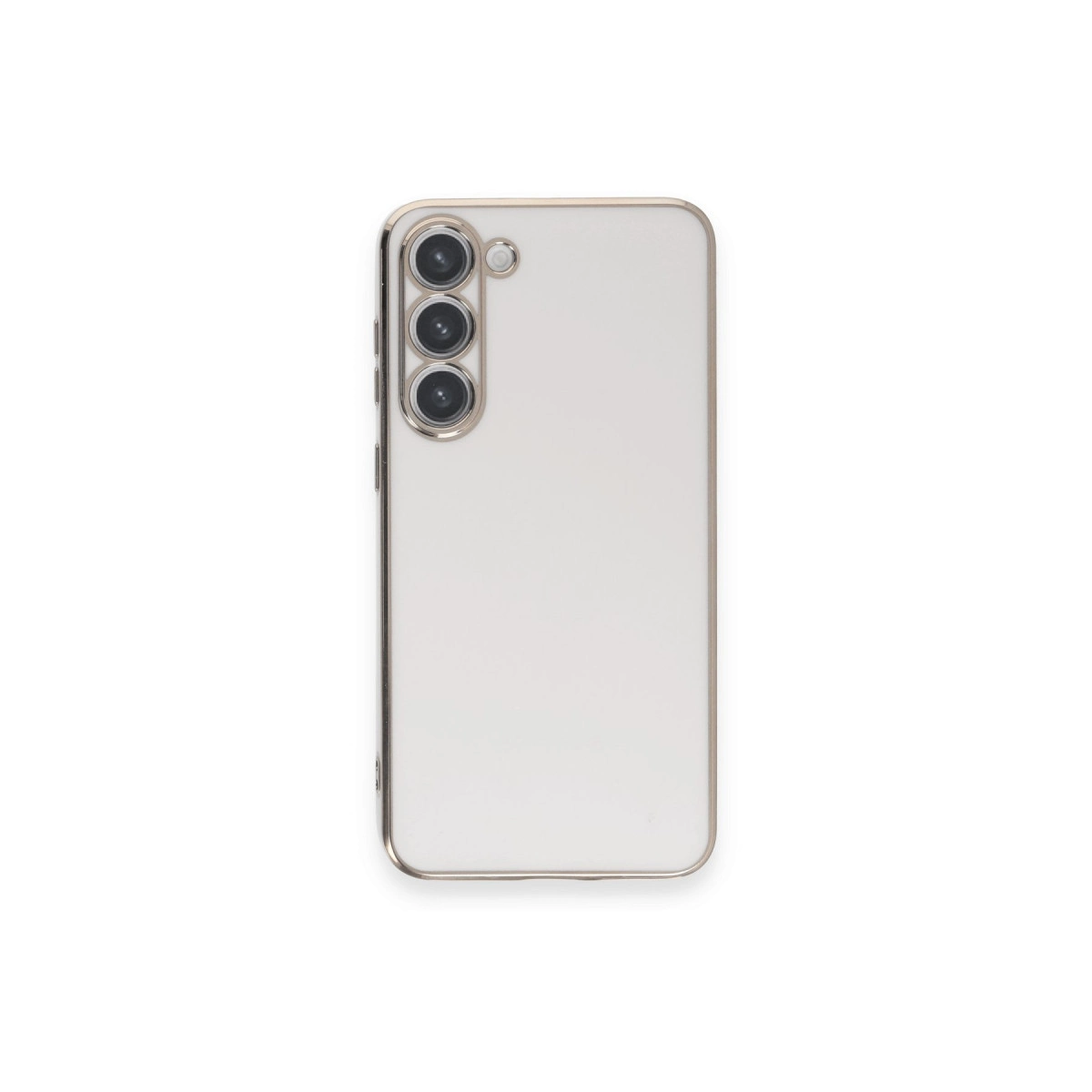 Samsung Galaxy S23 Plus Kılıf Volet Silikon - Beyaz