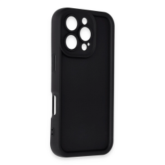 İphone 16 Pro Kılıf Viera Silikon - Siyah