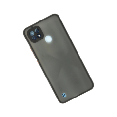 Realme C21 Kılıf Montreal Silikon Kapak - Siyah