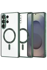 Newface Samsung Galaxy S26 Ultra Kross Magneticsafe Kapak - Koyu Yeşil