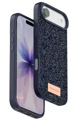 Onegif Apple İphone 17 Air Bright Simli Kapak - Mavi