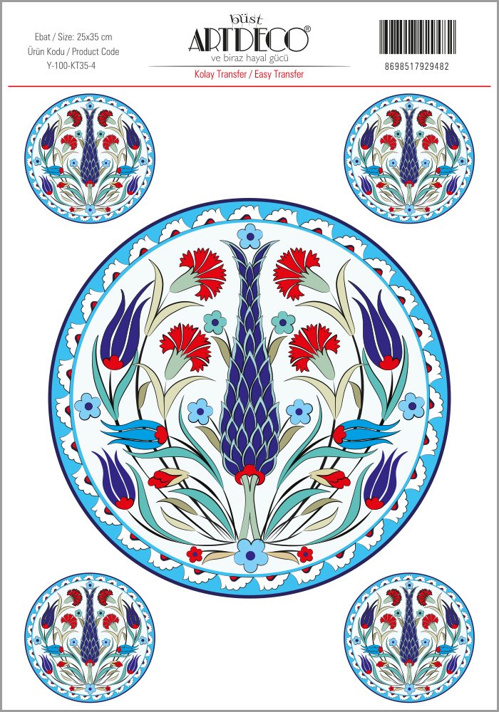Kolay Transfer 35x50cm Desen No:4