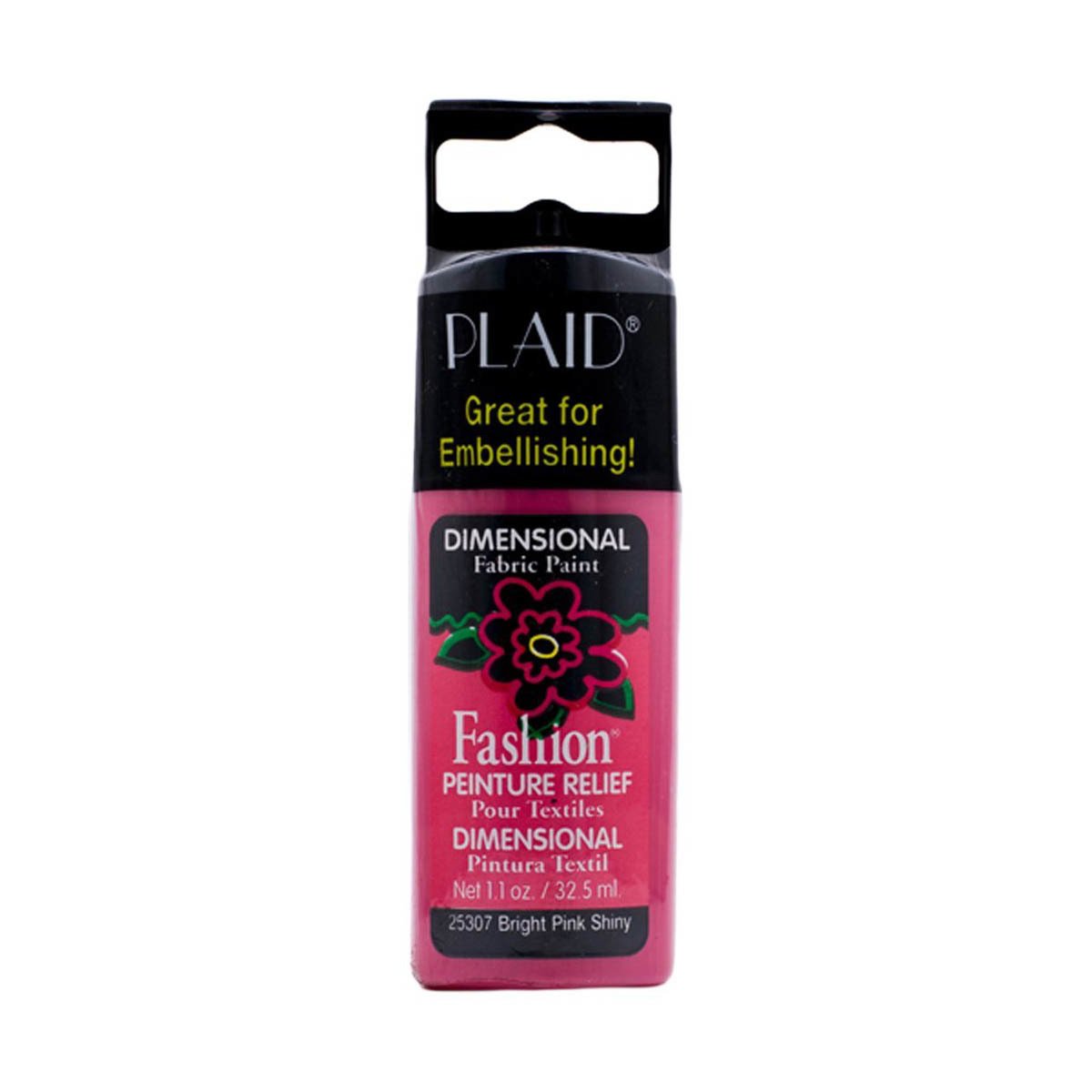 Boncuk Boyası 32,5ml - 25307 Bright Pink Shinny