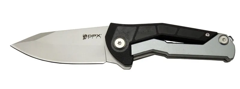 Dpxgear Sugga 915b Bk Siyah &amp;amp; Beyaz Kamp / Outdoor Çakı 17,5cm - Yarı Otomatik, Kemerlikli, Kutulu