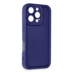 İphone 16 Pro Kılıf Viera Silikon - Lacivert